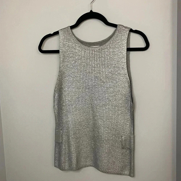 YAYA women silver top - cashmere mix fabric - xsmall - Picture 4 of 8